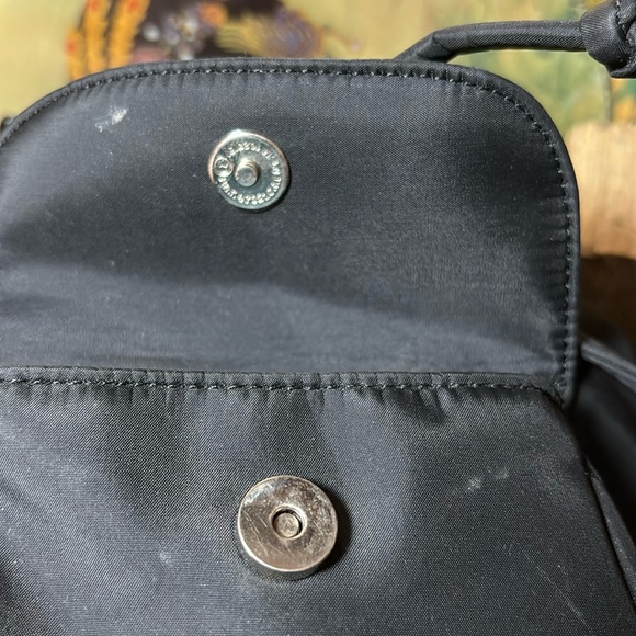 Dolce & Gabbana Parfum Black Backpack 10”Hx8.25”Lx6”W Flap Top w Drawstring VGUC - Picture 11 of 14